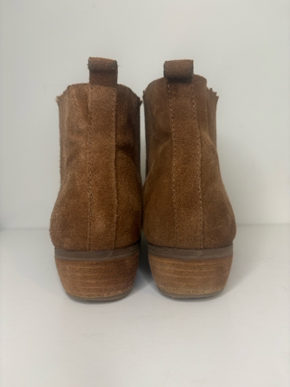 Kork-Ease Brown Suede Ankle Booties - Picture 3 of 8